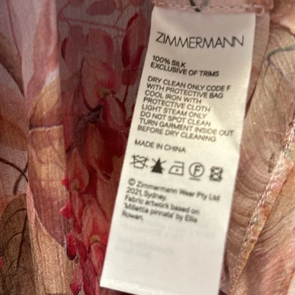 ZIMMERMANN Botanica Smocked Yoke Blouse - Picture 11 of 15